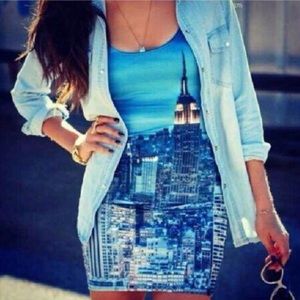 BlackMilk New York Skyline Dress